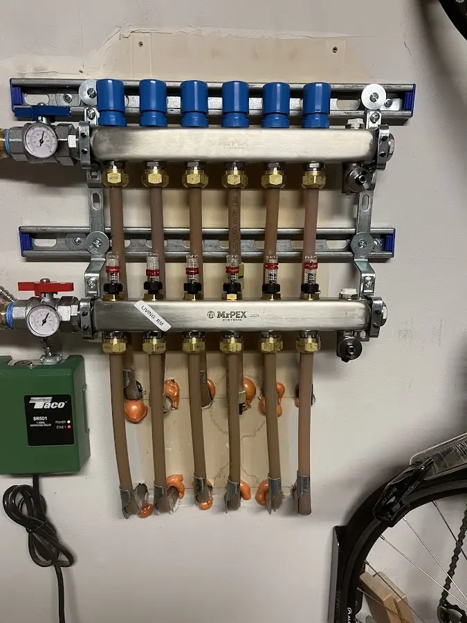 Plumber performing Gas Leak Detection at a residential property in Lake Shore